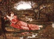 John Melhuish Strudwick Song without Words oil painting